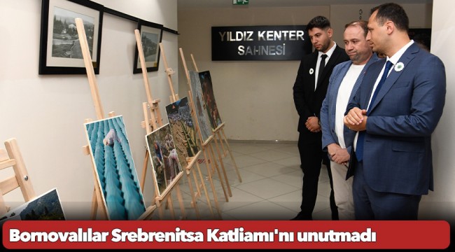 Bornovalılar Srebrenitsa Katliamı'nı unutmadı