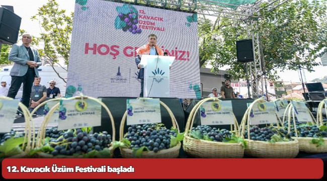 12. Kavacık Üzüm Festivali başladı