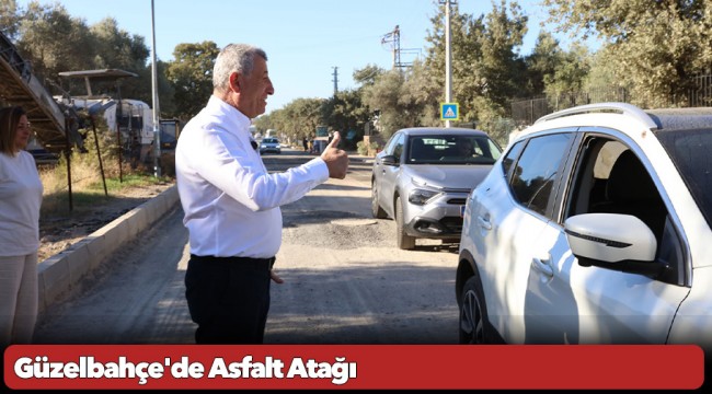 Güzelbahçe'de Asfalt Atağı