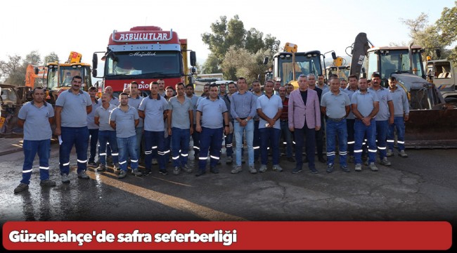 Güzelbahçe'de safra seferberliği