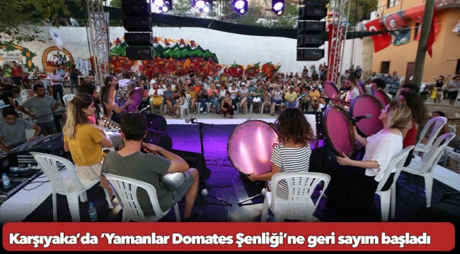 Karşıyaka’da ‘Yamanlar Domates Şenliği’ne geri sayım başladı