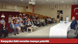 Karşıyaka’daki sorunlar masaya yatırıldı