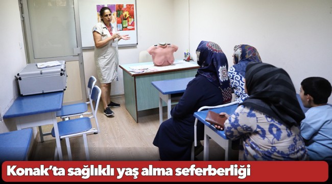 Konak’ta sağlıklı yaş alma seferberliği