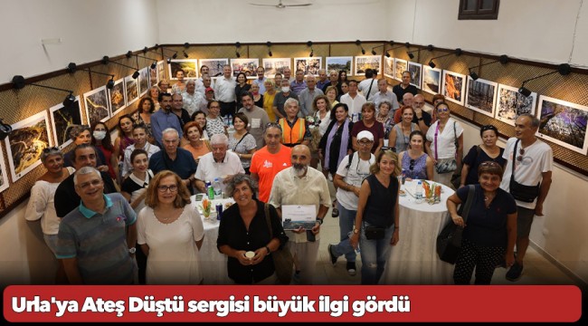 Urla'ya Ateş Düştü sergisi büyük ilgi gördü