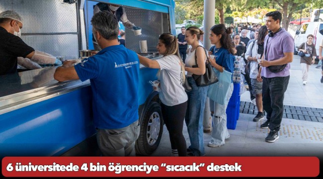 6 üniversitede 4 bin öğrenciye “sıcacık” destek