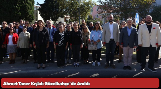 Ahmet Taner Kışlalı Güzelbahçe’de Anıldı