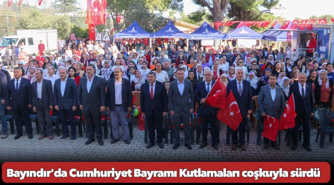 Bayındır'da Cumhuriyet Bayramı Kutlamaları coşkuyla sürdü