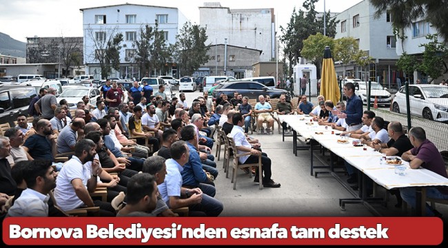 Bornova Belediyesi’nden esnafa tam destek