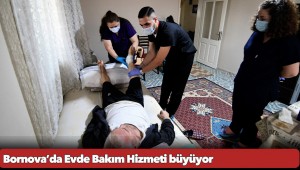 Bornova’da Evde Bakım Hizmeti büyüyor