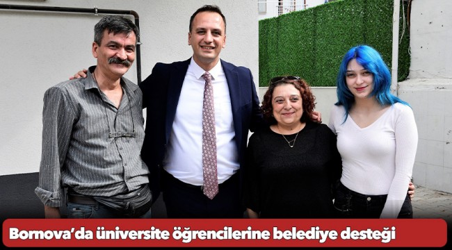 Bornova’da üniversite öğrencilerine belediye desteği