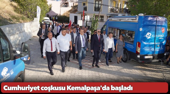 Cumhuriyet coşkusu Kemalpaşa'da başladı