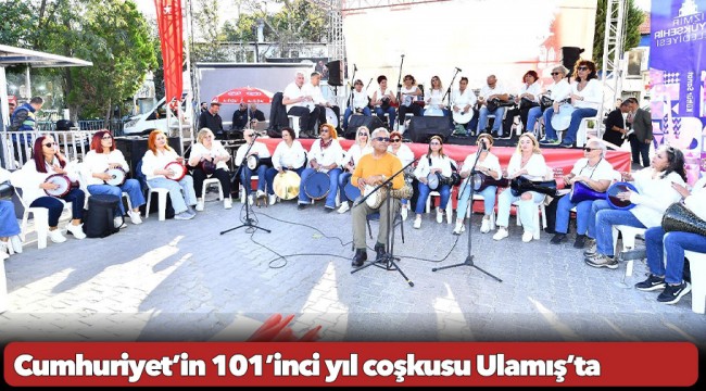 Cumhuriyet’in 101’inci yıl coşkusu Ulamış’ta