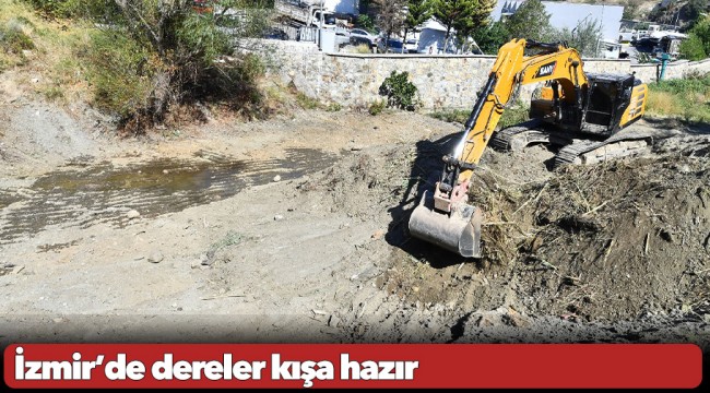 Dereler kışa hazır