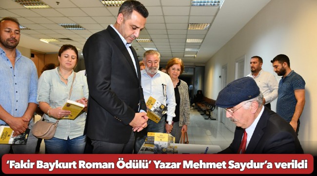 ‘Fakir Baykurt Roman Ödülü’ Yazar Mehmet Saydur’a verildi