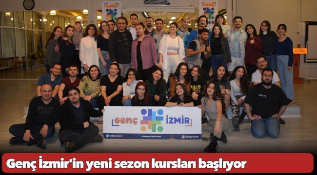 Genç İzmir'in yeni sezon kursları başlıyor