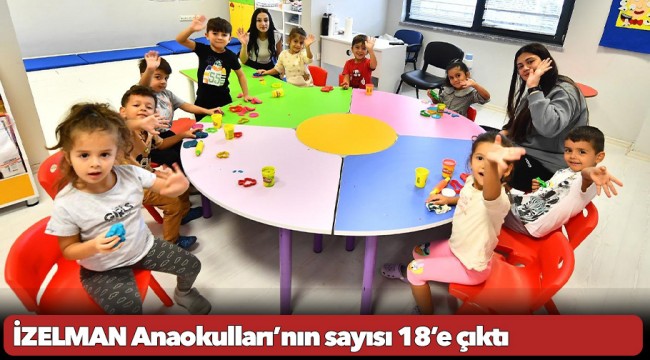 İZELMAN Anaokulları’nın sayısı 18’e çıktı