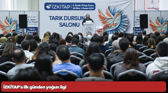 İZKİTAP’a ilk günden yoğun ilgi