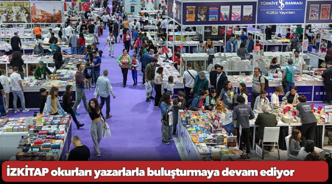 İZKİTAP okurları yazarlarla buluşturmaya devam ediyor