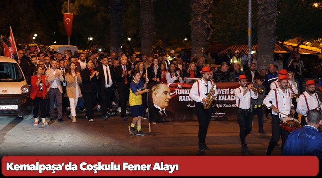 Kemalpaşa’da Coşkulu Fener Alayı