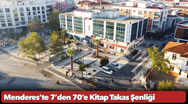 Menderes’te 7’den 70’e Kitap Takas Şenliği