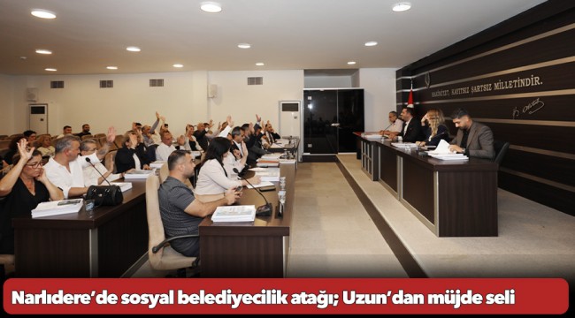 Narlıdere’de sosyal belediyecilik atağı; Uzun’dan müjde seli