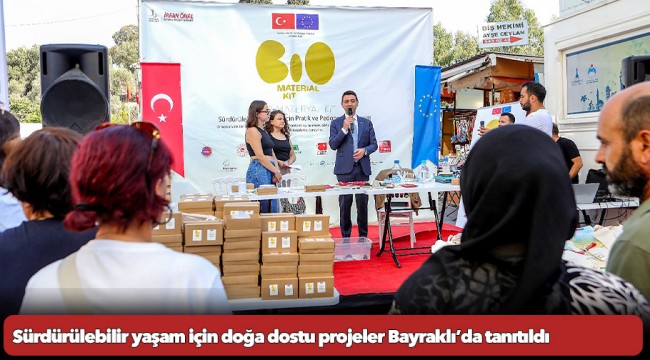 Sürdürülebilir yaşam için doğa dostu projeler Bayraklı’da tanıtıldı