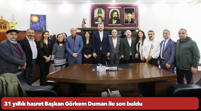 31 yıllık hasret Başkan Görkem Duman ile son buldu