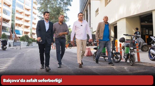 Balçova’da asfalt seferberliği