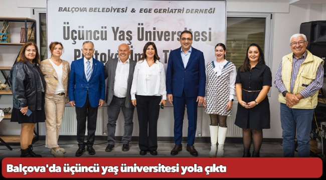 Balçova'da üçüncü yaş üniversitesi yola çıktı