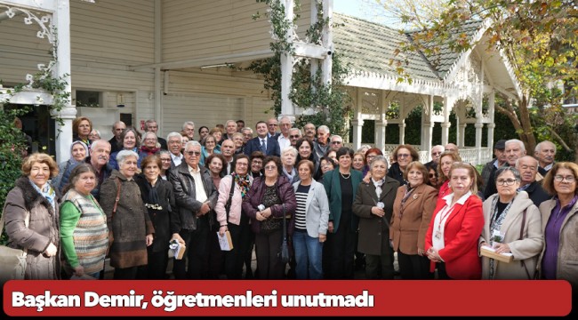 Başkan Demir, öğretmenleri unutmadı