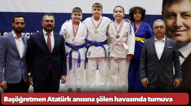 Başöğretmen Atatürk anısına şölen havasında turnuva