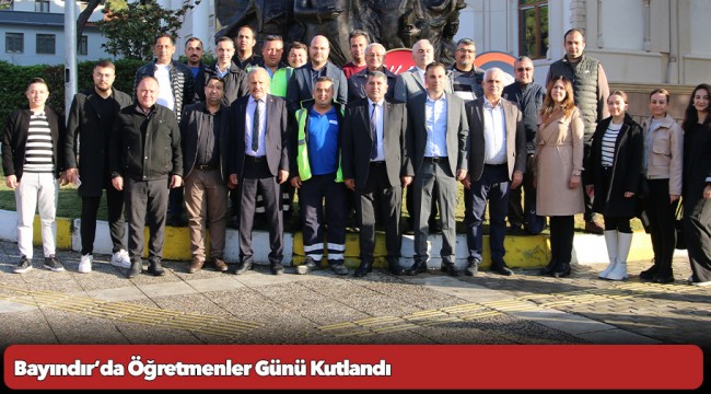 Bayındır’da Öğretmenler Günü Kutlandı