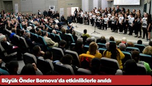 Büyük Önder Bornova’da etkinliklerle anıldı