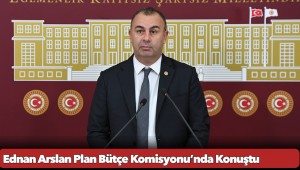 Ednan Arslan Plan Bütçe Komisyonu’nda Konuştu