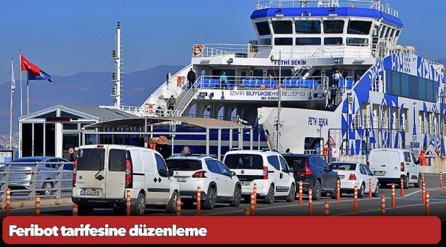 Feribot tarifesine düzenleme