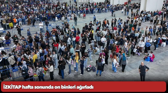 İZKİTAP hafta sonunda on binleri ağırladı