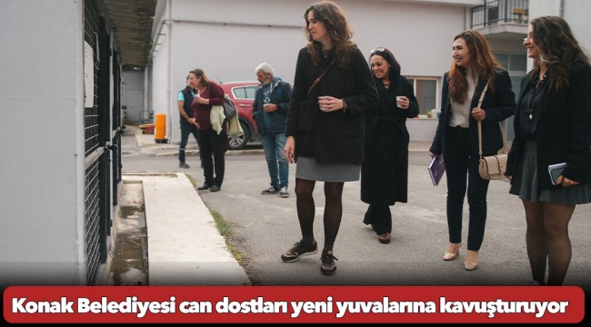 Konak Belediyesi can dostları yeni yuvalarına kavuşturuyor