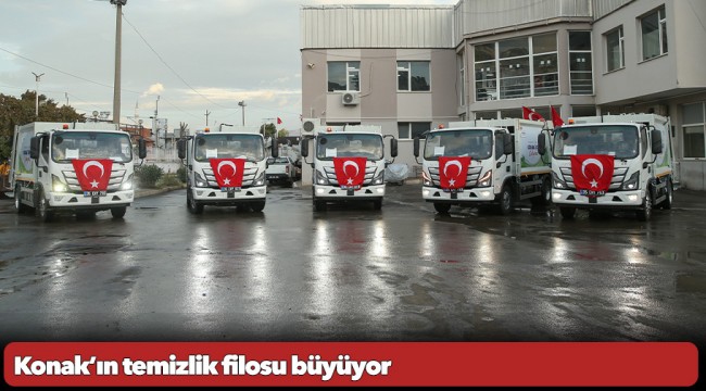 Konak’ın temizlik filosu büyüyor