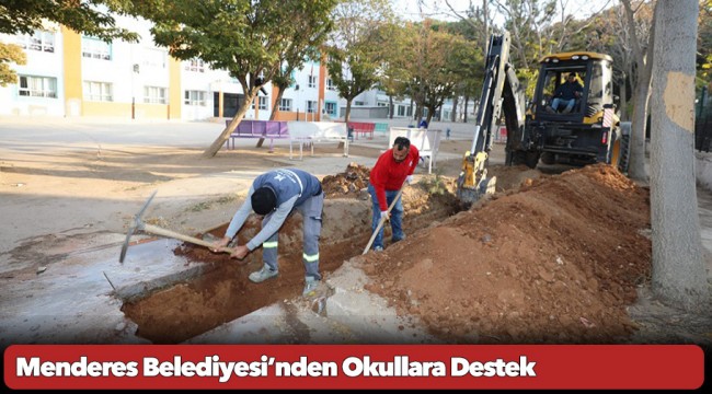 Menderes Belediyesi’nden Okullara Destek