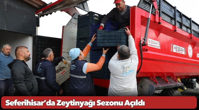  Seferihisar’da Zeytinyağı Sezonu Açıldı