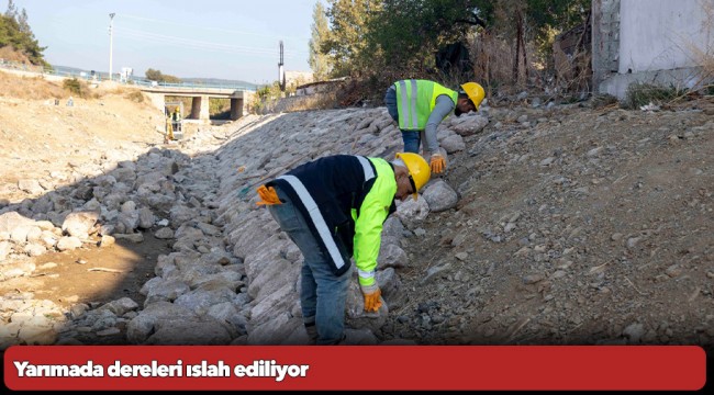 Yarımada dereleri ıslah ediliyor