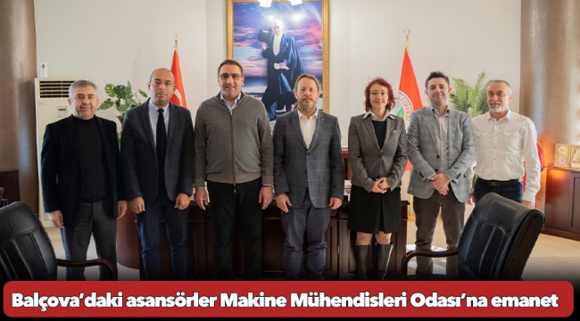 Balçova’daki asansörler Makine Mühendisleri Odası’na emanet