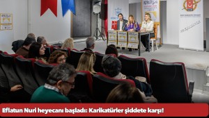 Eflatun Nuri heyecanı başladı: Karikatürler şiddete karşı!