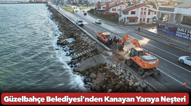 Güzelbahçe Belediyesi’nden Kanayan Yaraya Neşteri