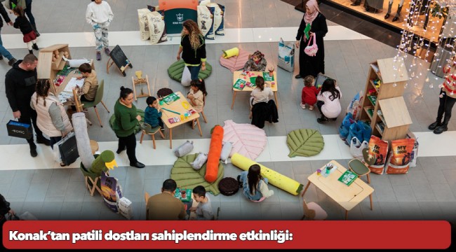 Konak’tan patili dostları sahiplendirme etkinliği: Yeni yıla sıcak yuvalarında girecekler