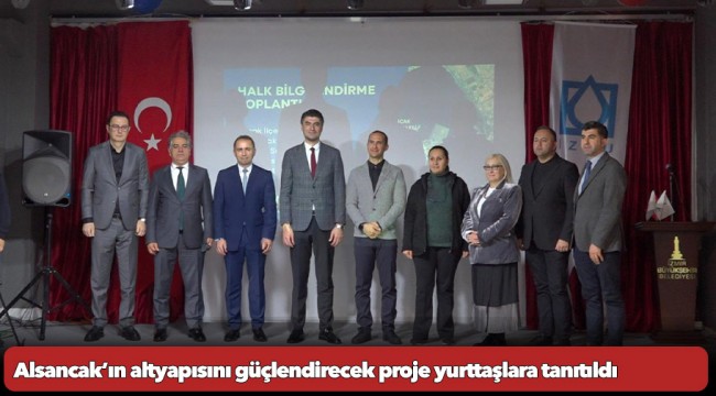 Alsancak’ın altyapısını güçlendirecek proje yurttaşlara tanıtıldı