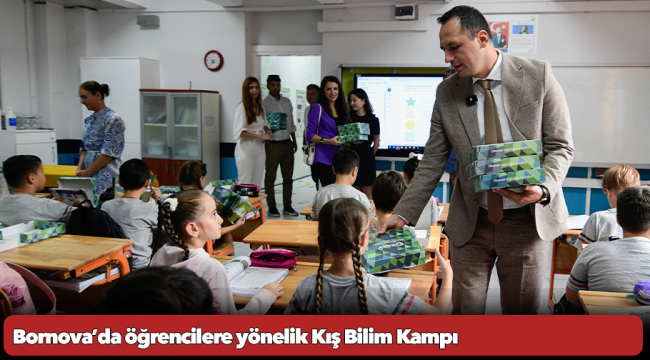 Bornova’da öğrencilere yönelik Kış Bilim Kampı