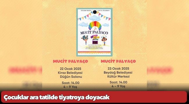 Çocuklar ara tatilde tiyatroya doyacak