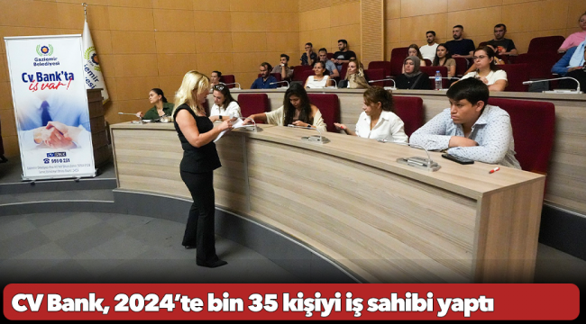 CV Bank, 2024’te bin 35 kişiyi iş sahibi yaptı