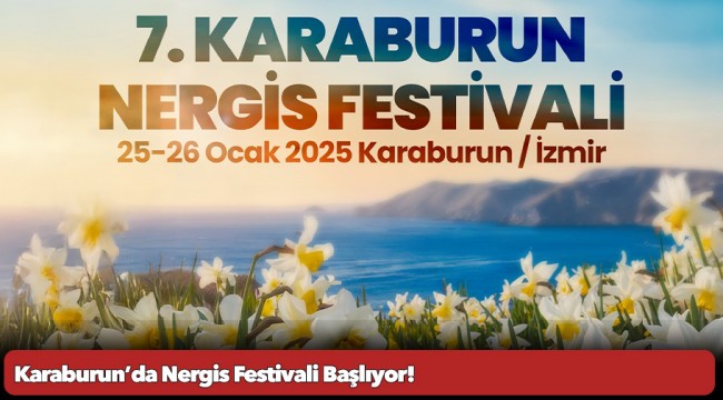 Karaburun’da Nergis Festivali Başlıyor!